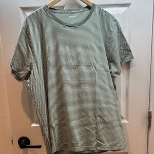 Bonobos Green Striped Short Sleeve Tee